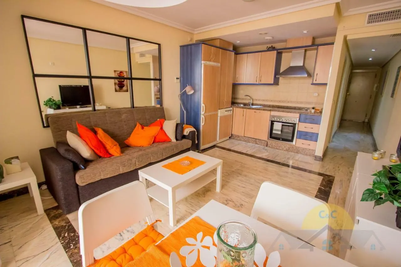 Apartamento Con Encanto En Benalmadena Costa A 350 Mt Playa!! דירה